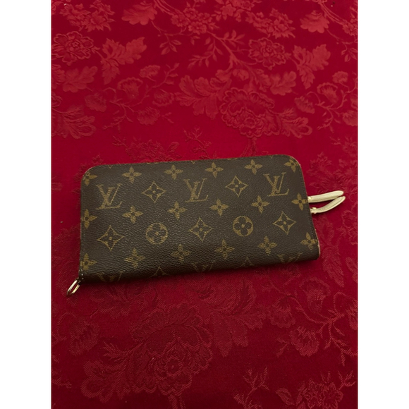 Louis Vuitton Brown & Beige Insolite Double Zip Double Snap Long Wallet - Picture 2 of 16